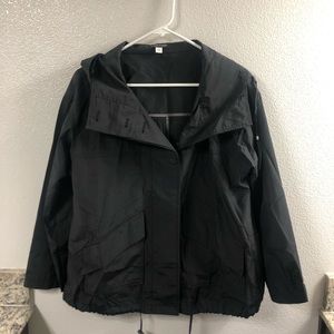 Eileen Fisher nylon hooded jacket
